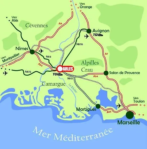 Les Amandiers N°808 Arles 0*,
